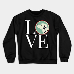 Love Dalmatian Square Crewneck Sweatshirt